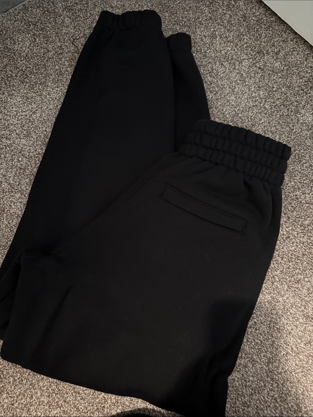 Alexander Wang Black Elastic-Waist Sweatpants